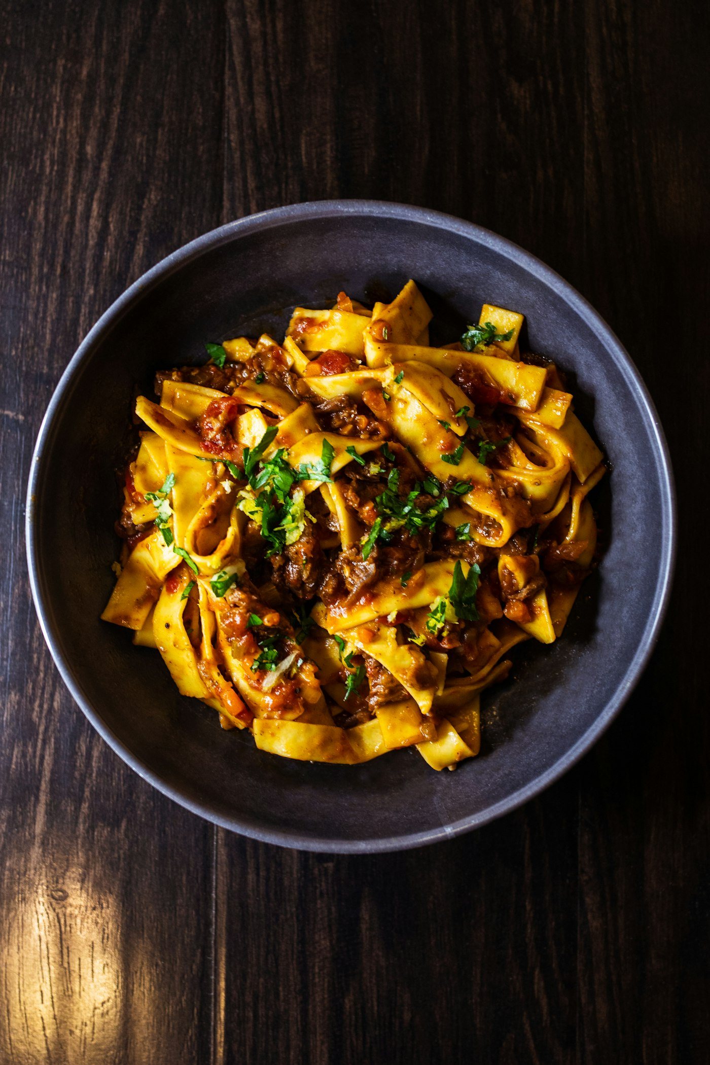 Slow-Cooked Beef Ragù with Pappardelle