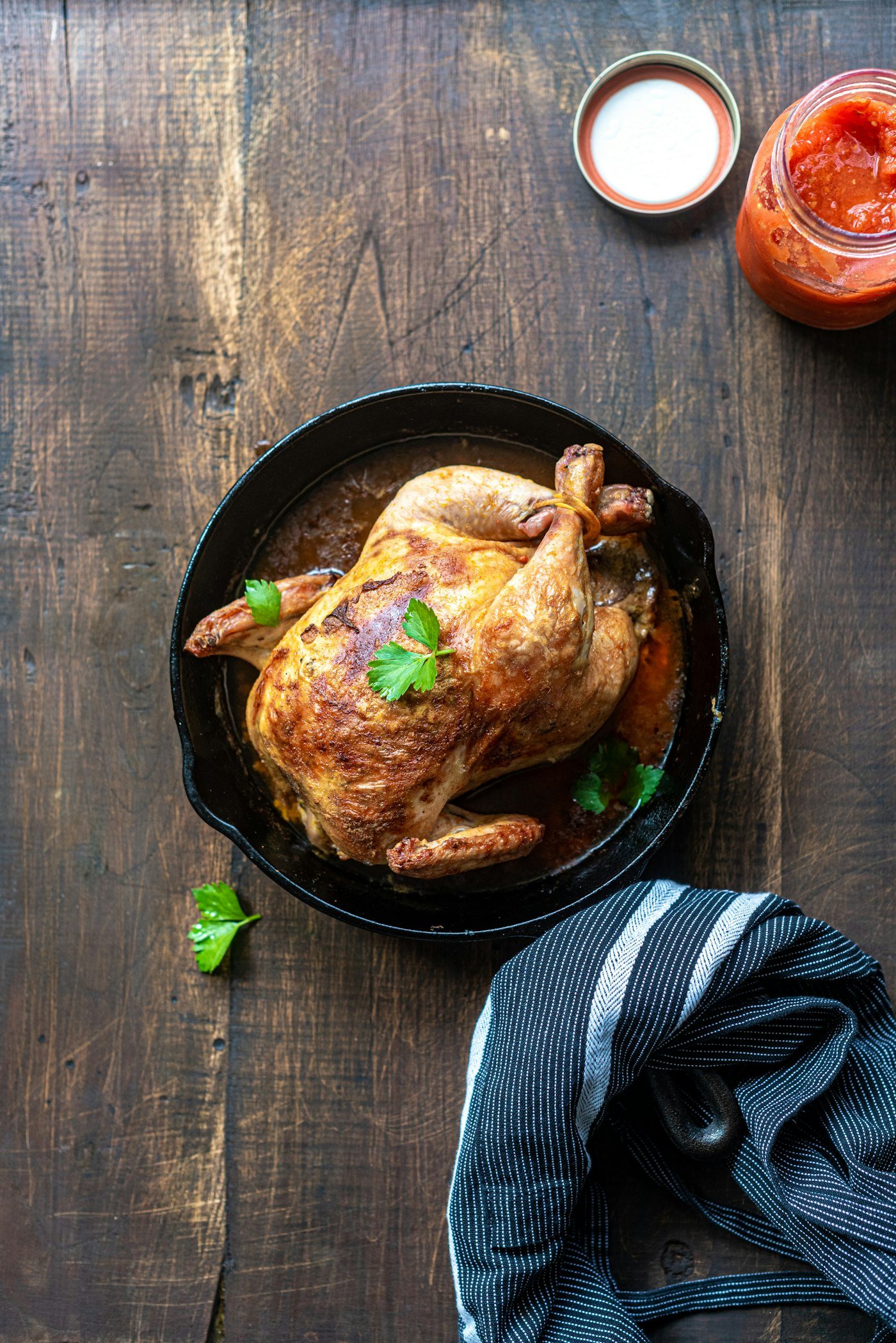Lemon & Garlic Roast Chicken