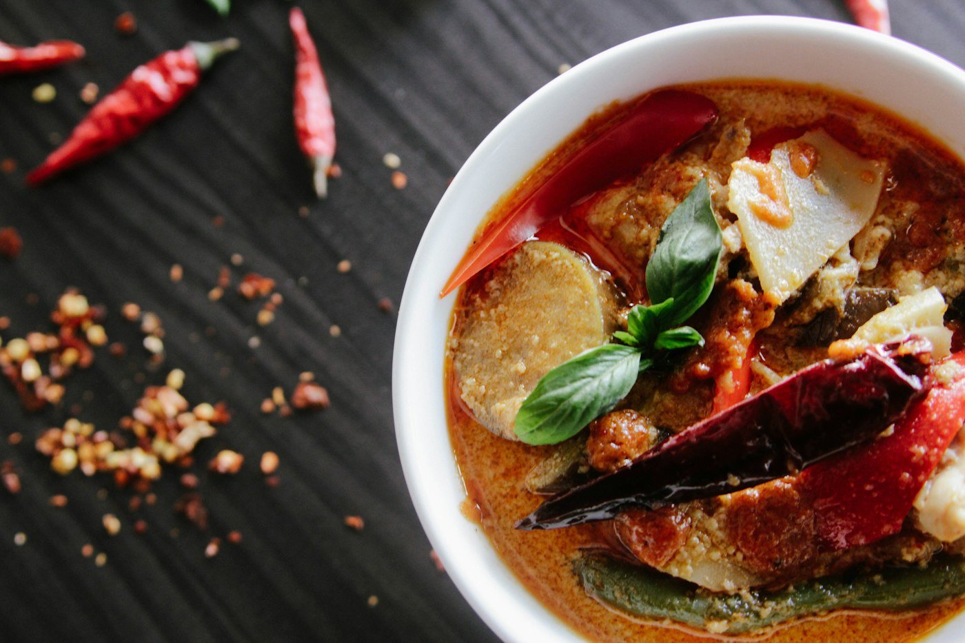 Thai Red Curry with Basil